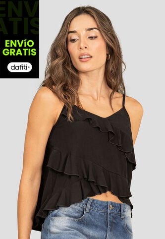 Blusa Mujer Negro Rutta 110123 Rutta