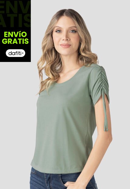Camiseta Mujer Verde Oliva Rutta 2792