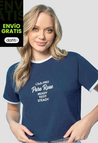 Camiseta Mujer Azul Profundo Rutta 107358 Rutta