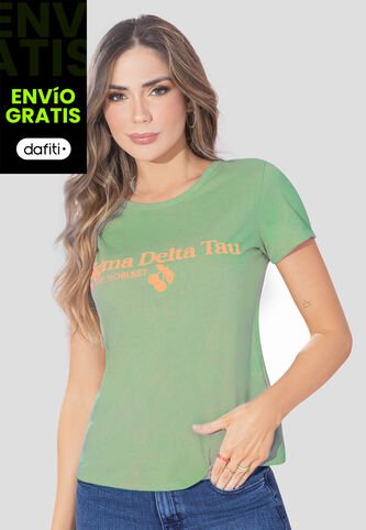 Camiseta Mujer Verde Matcha Rutta 108006 Rutta