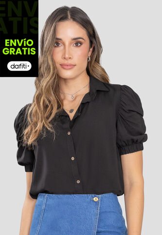 Camisa Mujer Negro Rutta 78612 Rutta
