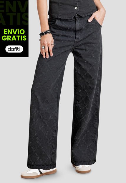 Jean Mujer Negro Rutta 105881
