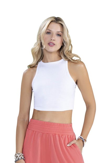 Crop Top Mujer Blanco Rutta 92720