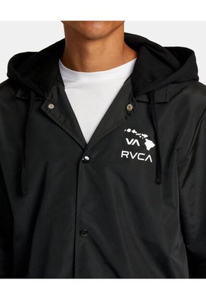 Chaqueta Rvca Island Hex Hooded