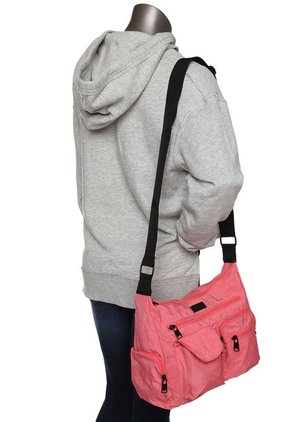 Bolso Manos Libres Coral-Negro Samsonite Xtreme
