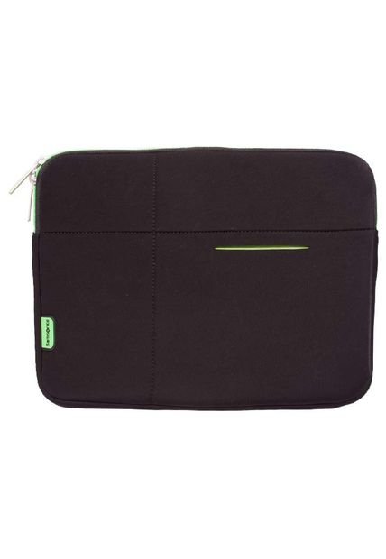 Estuche Para Laptop Samsonite 13.3p Negro-Verde