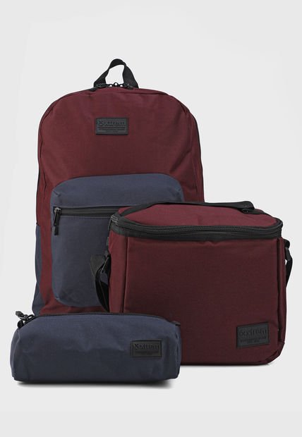 Morral  Vinotinto-Azul Samsonite  Triple