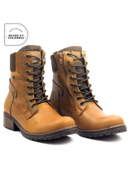 Botas San Polos Casual Mujer EK1530 Miel