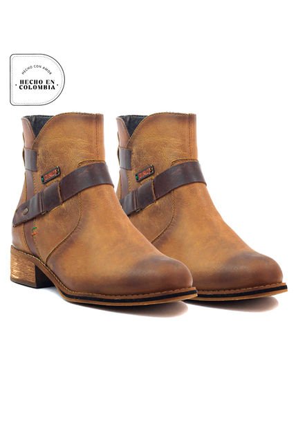 Botas San Polos Casual Mujer EK2359 Miel