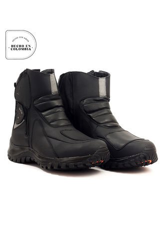 Botas San Polos Motociclismo Hombre 3460 Pioner Negro San Polos