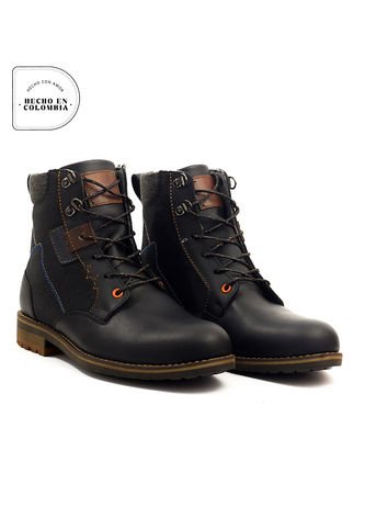 Botas San Polos Casual Hombre 3410 Graso Negro San Polos