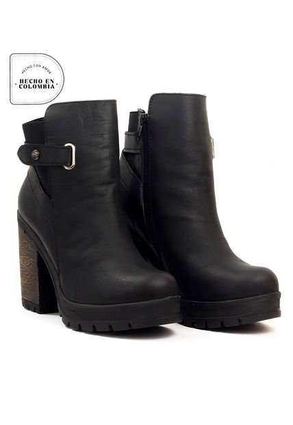 Botas San Polos Casual Mujer EK8640 Negro