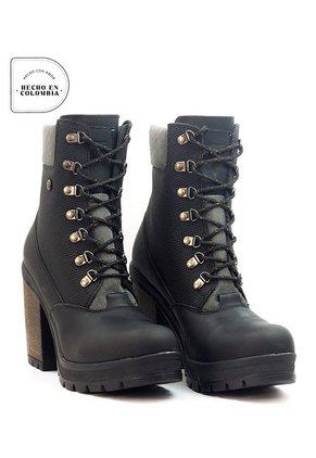 Botas San Polos Casual Mujer EK8902 Negro