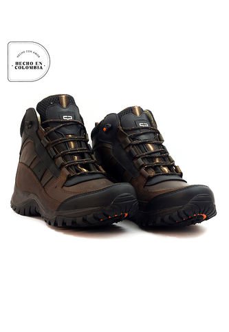 Botas San Polos Hiking Hombre 3369 Café Negro San Polos