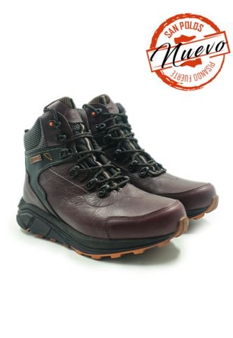 Botas San Polos Hiking Sport Hombre 3727 Vinotinto San Polos