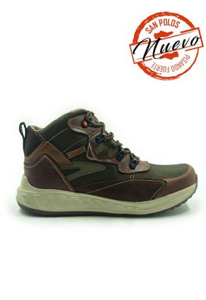 Botas San Polos Hiking Hombre 3728 Coñac Verde