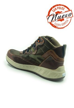 Botas San Polos Hiking Hombre 3728 Coñac Verde