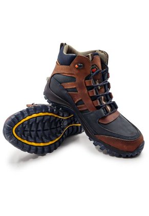 Botas San Polos Hiking Hombre 3369 Azul Cafe
