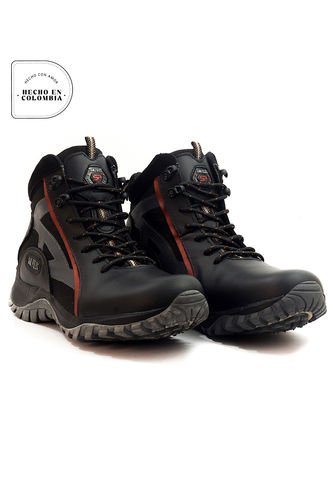 Botas San Polos Hiking Hombre 3307 Pioner Negro San Polos