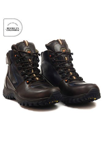 Botas San Polos Motociclismo Hombre 3348 Niza Café San Polos