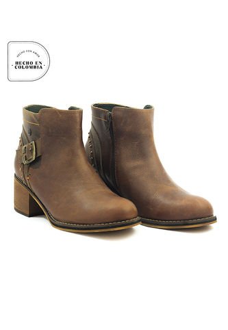 Botas San Polos Casual Mujer EK361 Fulton Coñac San Polos