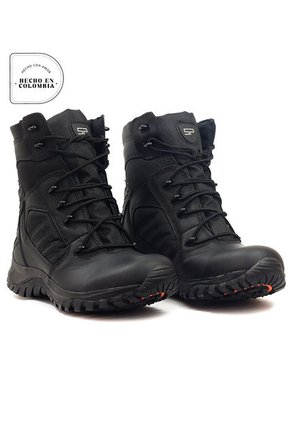 Botas San Polos Militar Hombre 2450 Graso Negro
