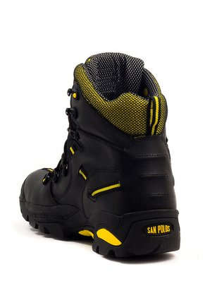 Botas San Polos Industrial Hombre 2838 Negro Amarillo