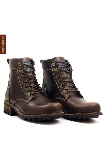 Botas San Polos Leñadoras Hombre 3449 Café