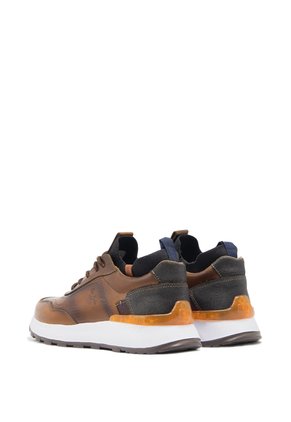 Zapatilla Deportiva Hombre Miel San Polos 3862