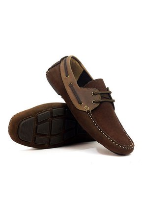 Zapatos San Polos Driver Hombre 3020 Nobuck Chocolate