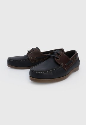 Mocasín Azul Navy-Café San Polos