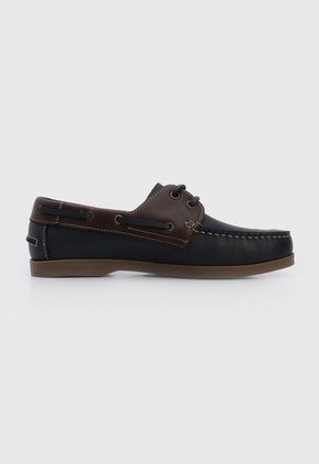Mocasín Azul Navy-Café San Polos
