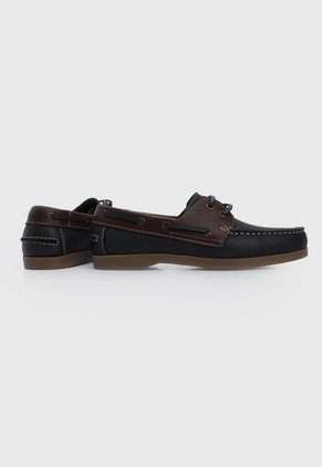Mocasín Azul Navy-Café San Polos