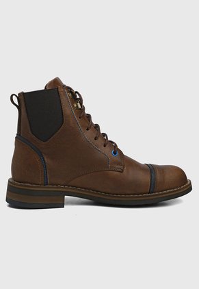 Bota Casual Café-Azul  San Polos