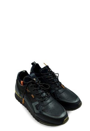Sneakers De Cuero Para Hombre San Polos 3865 | Estilo Urbano NEGRO