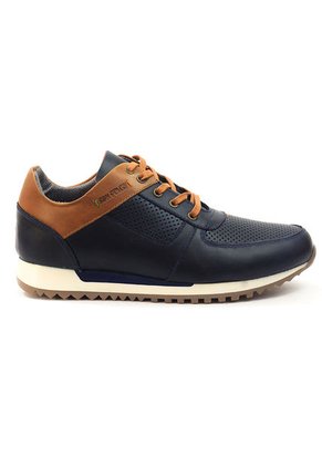 Zapatos San Polos Sneakers Hombre JCR394 Café Azul