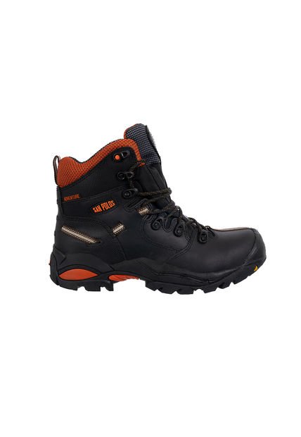 Bota Seguridad Industrial Para Hombre San Polos Ref 2838 Negro X Naranja -  Compra Ahora | Dafiti Colombia
