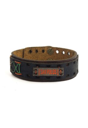 Brazaletes Y Manillas San Polos Hombre VC064 Coñac Azul