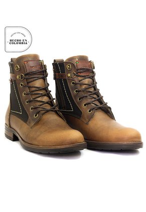 Botas San Polos Casual Hombre 3434 Fulton Pardo
