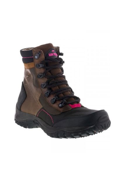 Bota Outdoor Para Mujer San Polos 3200 Color Miel X Negro - Compra Ahora |  Dafiti Colombia