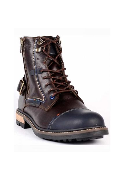 Bota Casual Para Hombre San Polos 3341 Café X Azul - Compra Ahora | Dafiti  Colombia