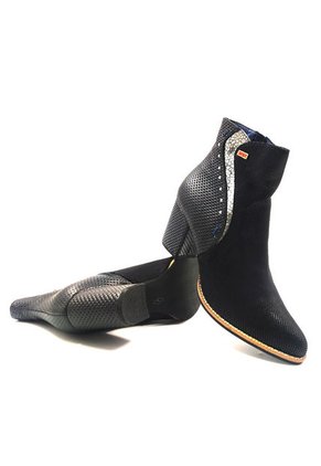 Botín San Polos Casual Mujer EUF009 Negro