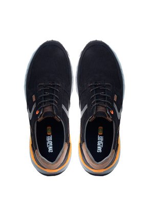 Zapatos San Polos Sneakers Hombre 3684 Nobuk Negro
