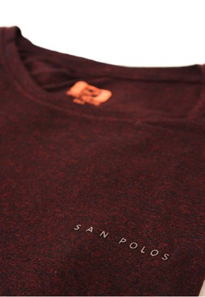 Camiseta T-Shirt San Polos Hombre AX002 Vinotinto