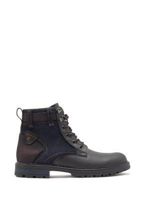 Bota Militar Hombre Negro San Polos 3886
