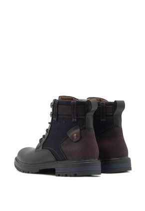 Bota Militar Hombre Negro San Polos 3886