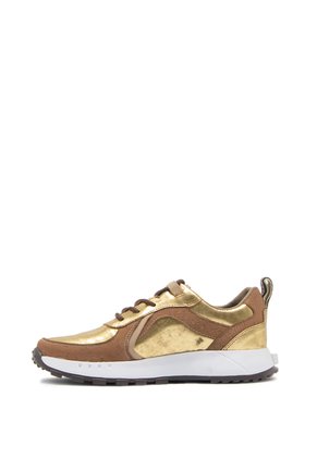 Zapatilla Deportiva Mujer Dorada San Polos 3903