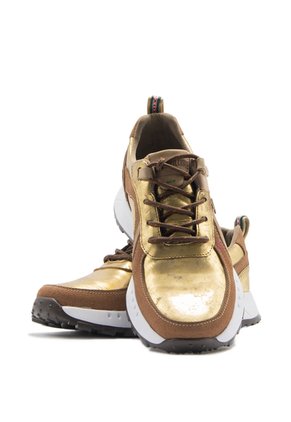 Zapatilla Deportiva Mujer Dorada San Polos 3903