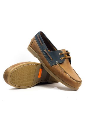 Zapatos San Polos Apache Hombre 2050 Hampton Miel Azul