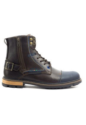 Botas San Polos Casual Hombre 3341 Café Azul